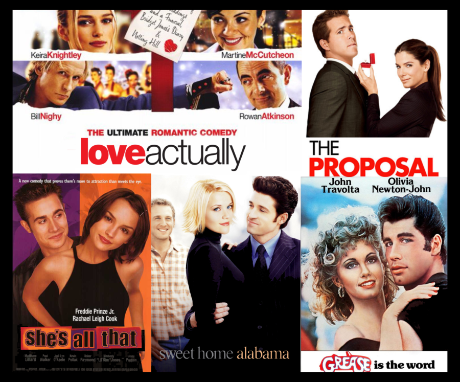 Rom-Com Opinion Graphic (assembled by Leela Rao)